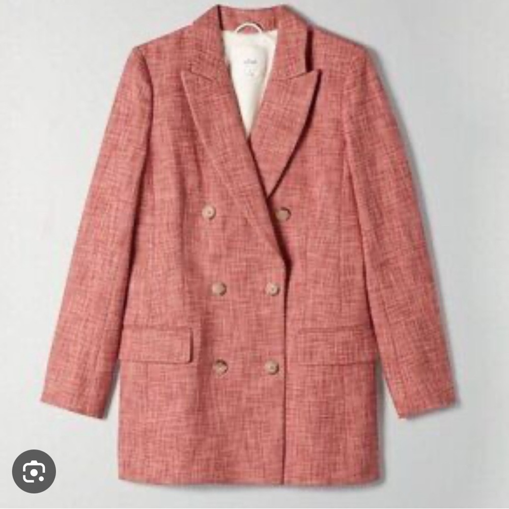 Wilfred Margaux Blazer pink wool blazer size 00 worn once